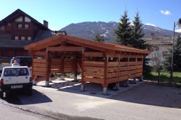 Realizzazione di area ecologica a casetta. Via San Giorgio, comune di Bardonecchia.